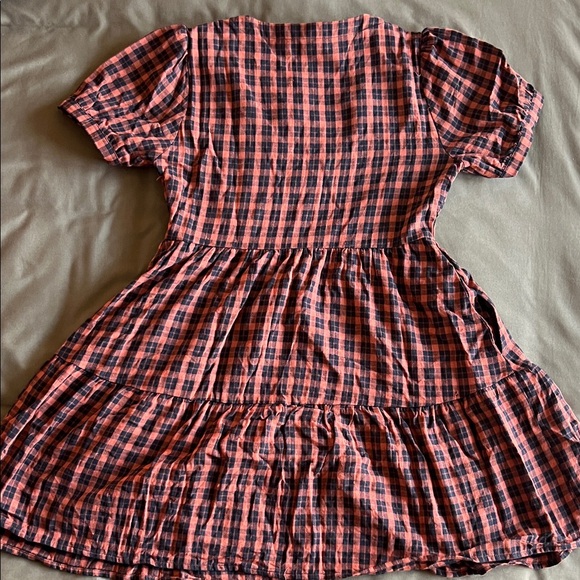 {DISTURBIA} Terra Check Mini Smock Dress US6 - Picture 12 of 13